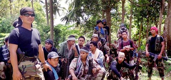 Istimewa Para anggota kelompok militan Abu Sayyaf 