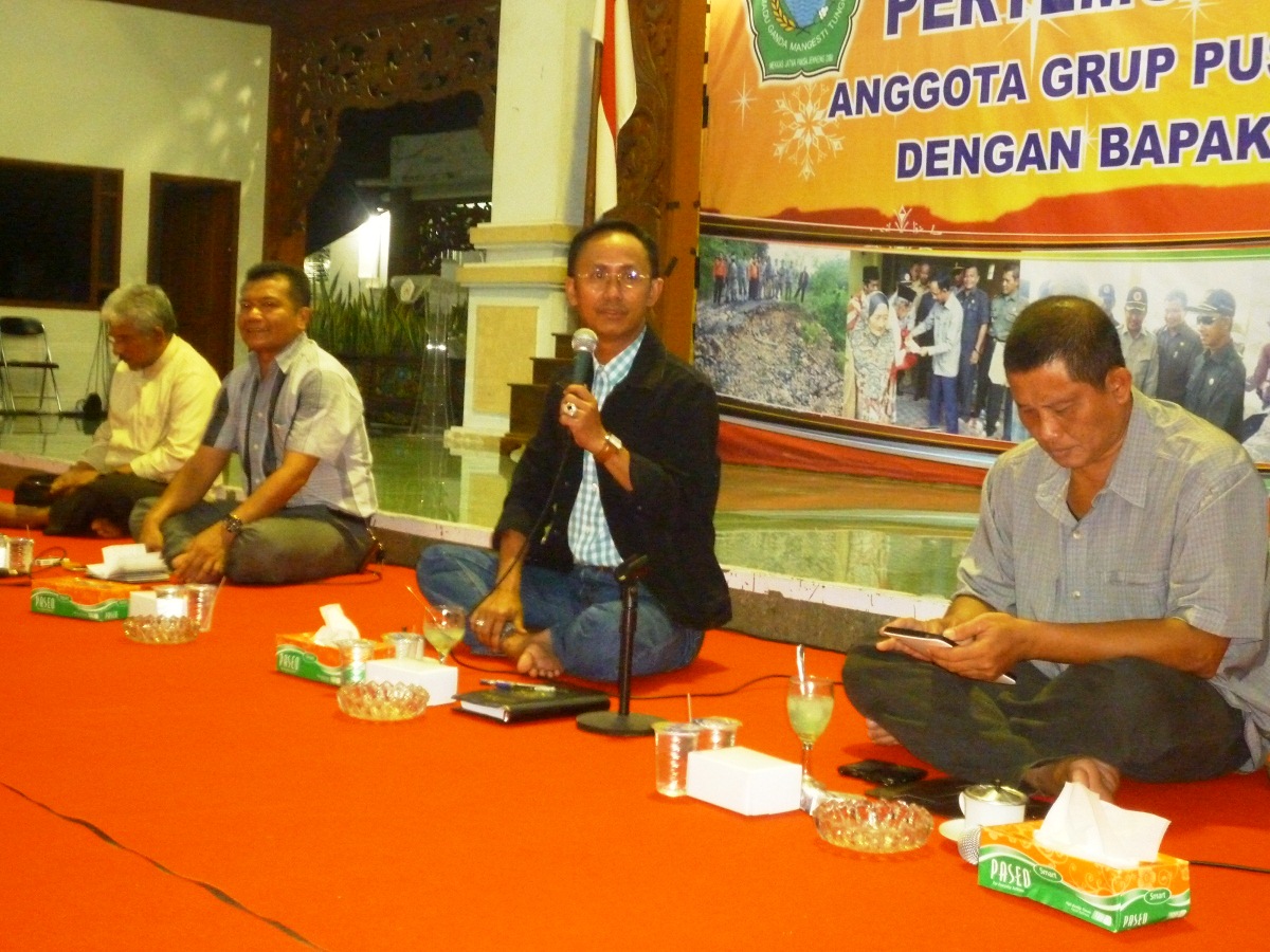 GN/Masdawi Dahlan Syafii silaturahmi dengan semua unsur dalam Grup Pusdalops PB Pamekasan. 
