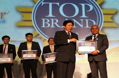 GN?Istimewa Suasana penyerahan penghargaan Top Brand Award 2016 di Hotel Mulia, Jakarta, pekan kemarin. 