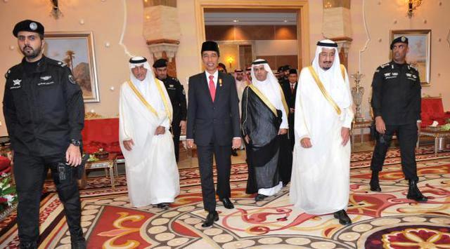 GN Presiden Joko Widodo saat berkunjungan ke Arab Saudi, beberapa waktu lalu.